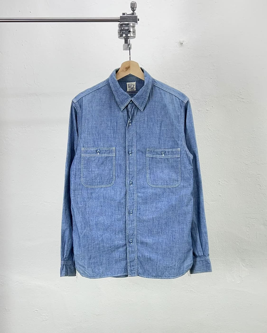 오어슬로우 샴브레이 오리지널 포켓 워크 셔츠 상품이미지1