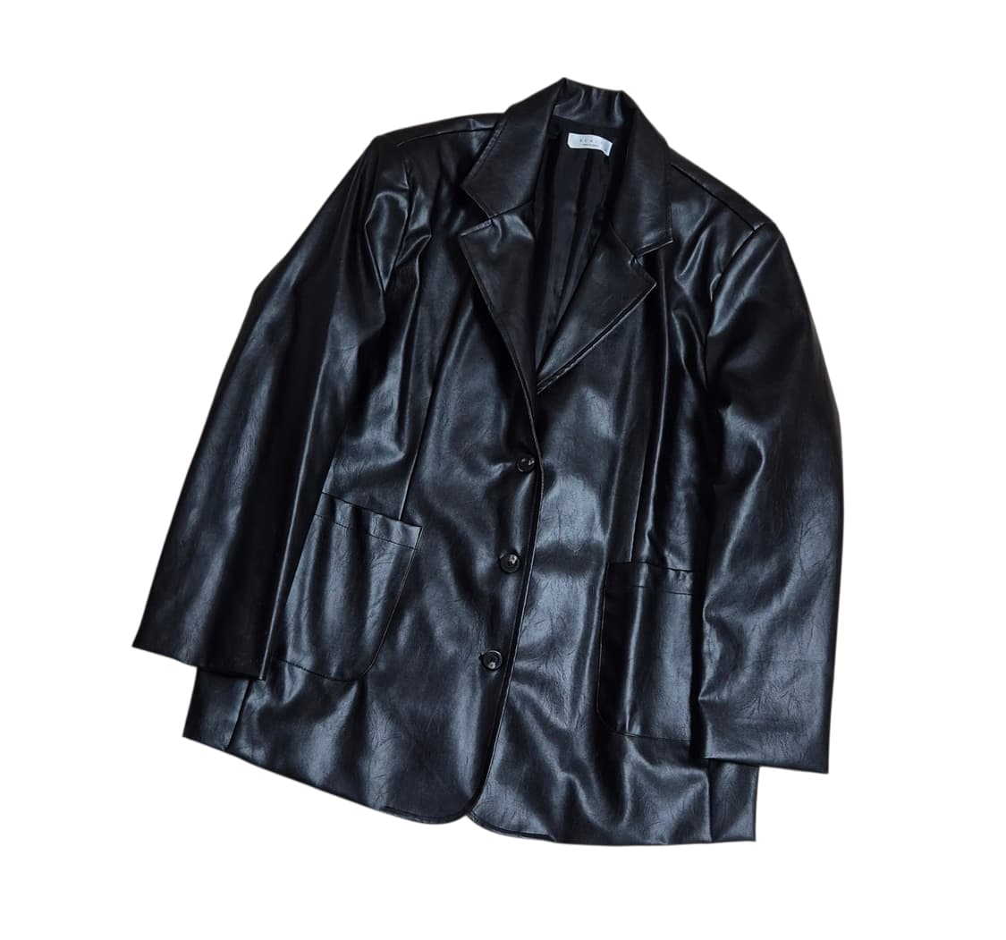 레더 가죽 블레이져 상품이미지1