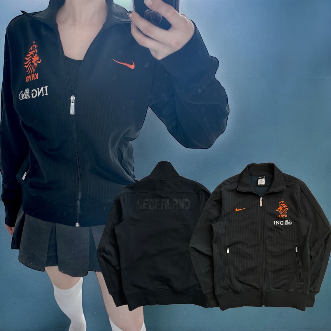 나이키 네덜란드 국대 져지 집업 상품이미지1