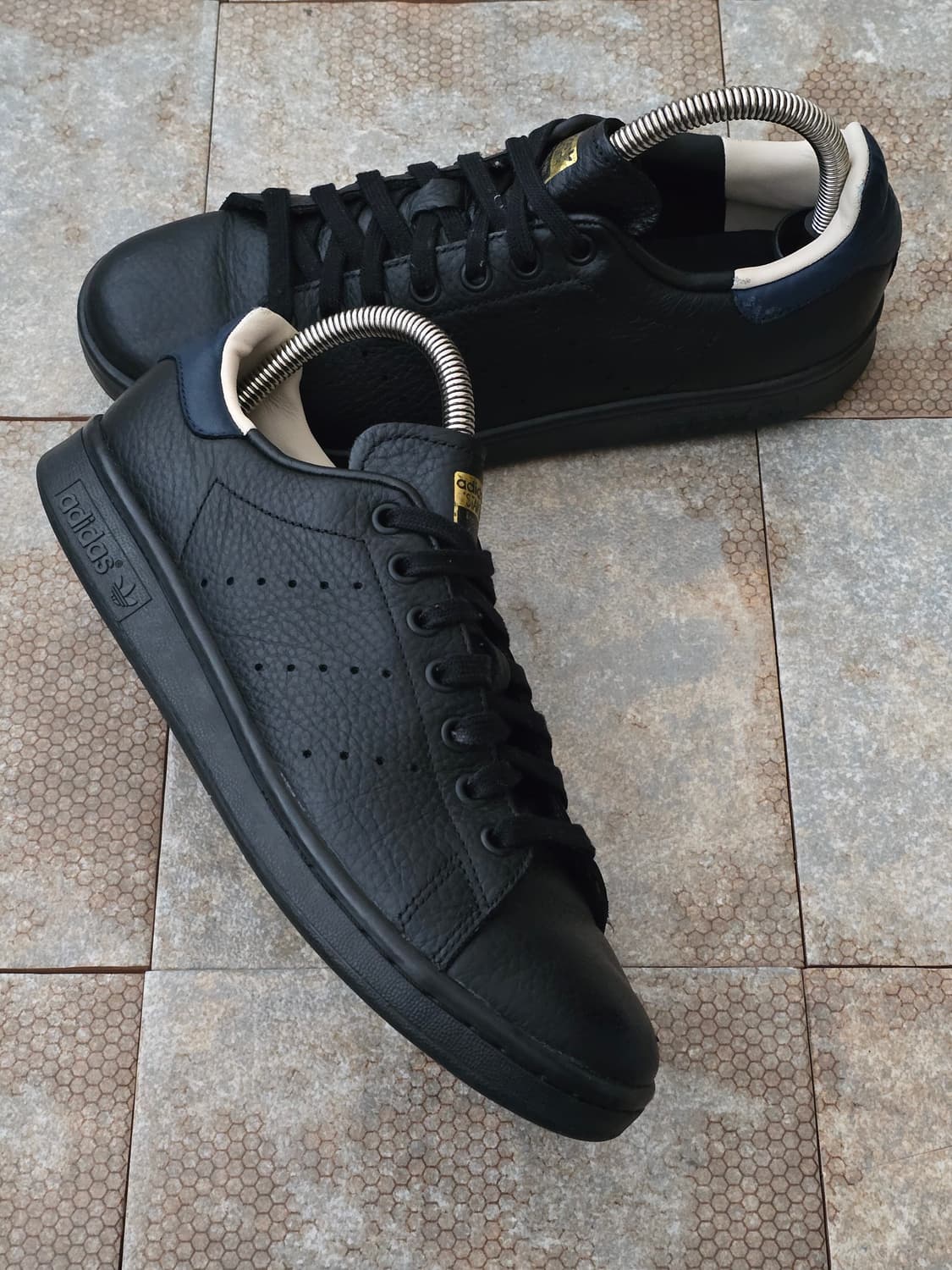 (255)아디다스 스탠스미스 블랙 네이비  상품이미지8