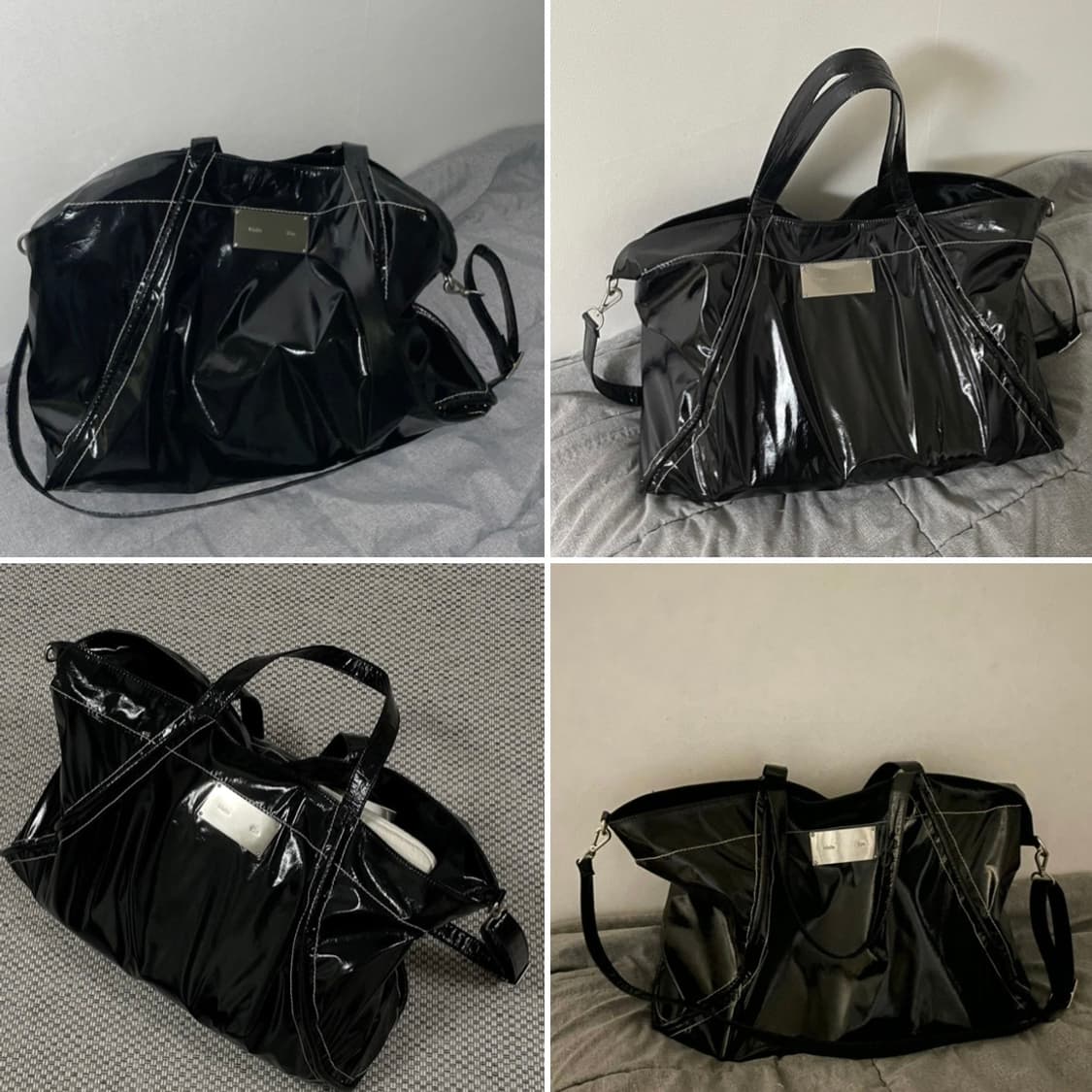 마뗑킴 빅 코팅 토트백 보부상백 상품이미지3