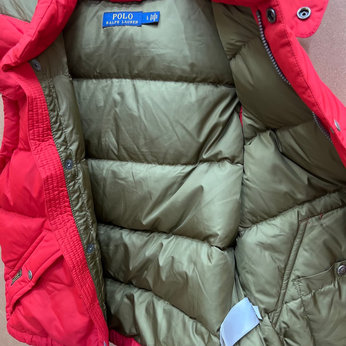 폴로 랄프로렌 후드 패딩 조끼 상품이미지6