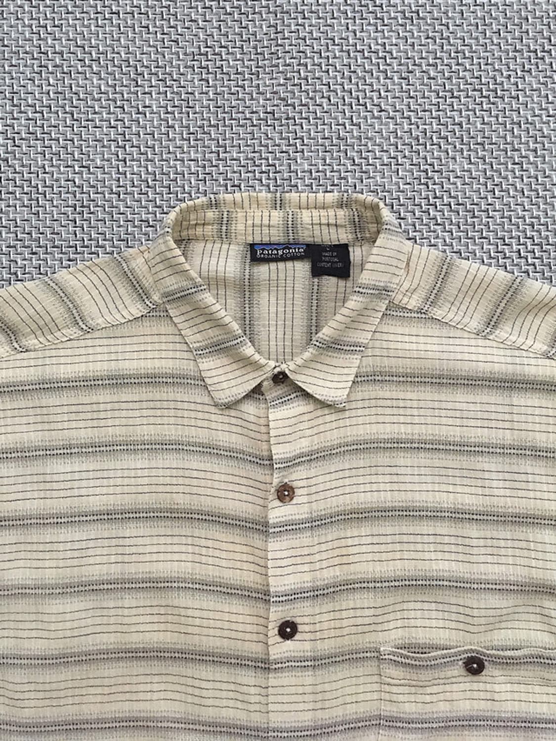 Ethnic stripe Organic-cotton 1/2 shirts 상품이미지1