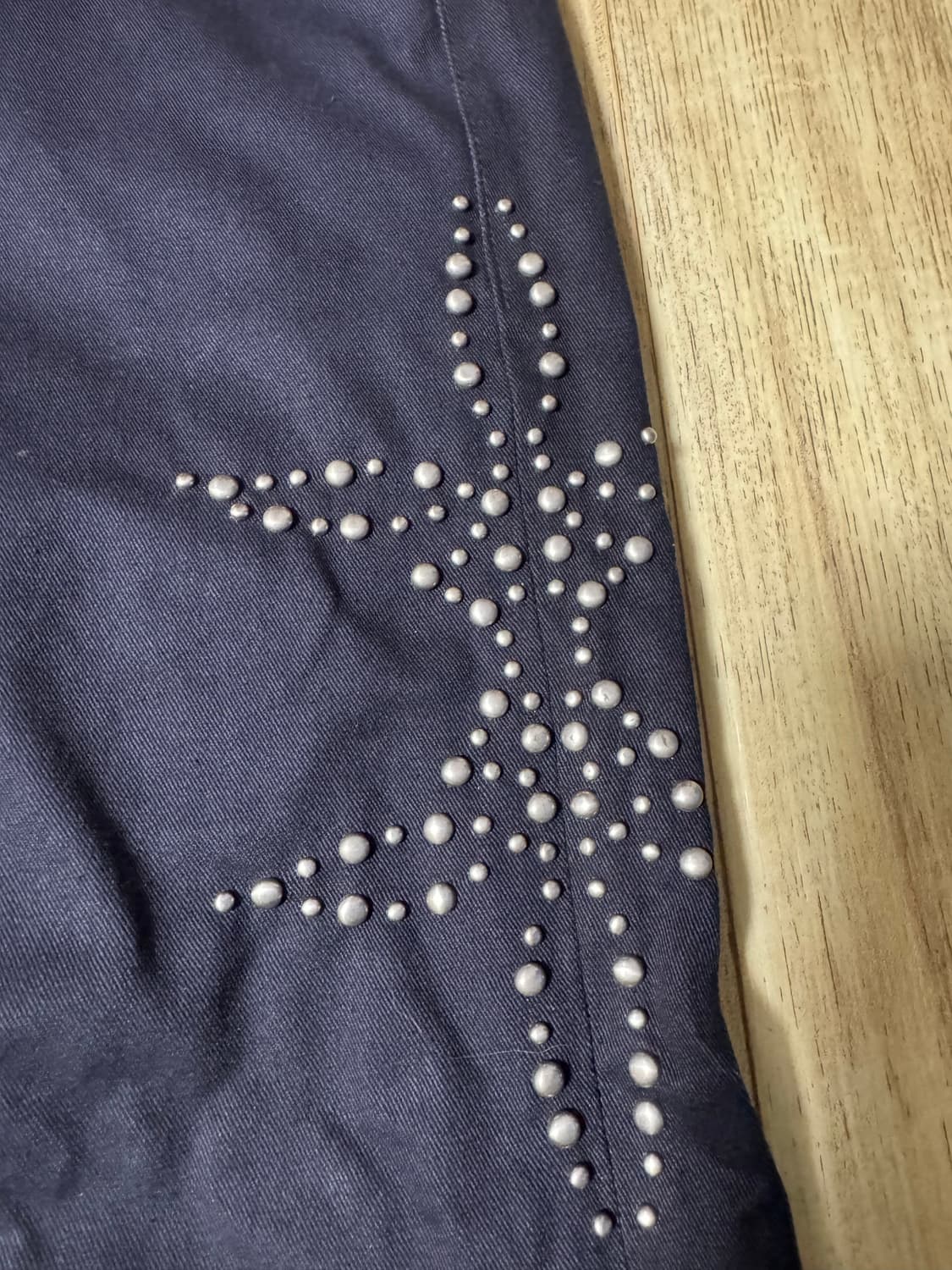 서피스에디션 스터드 와이드 팬츠(dark purple) 상품이미지2