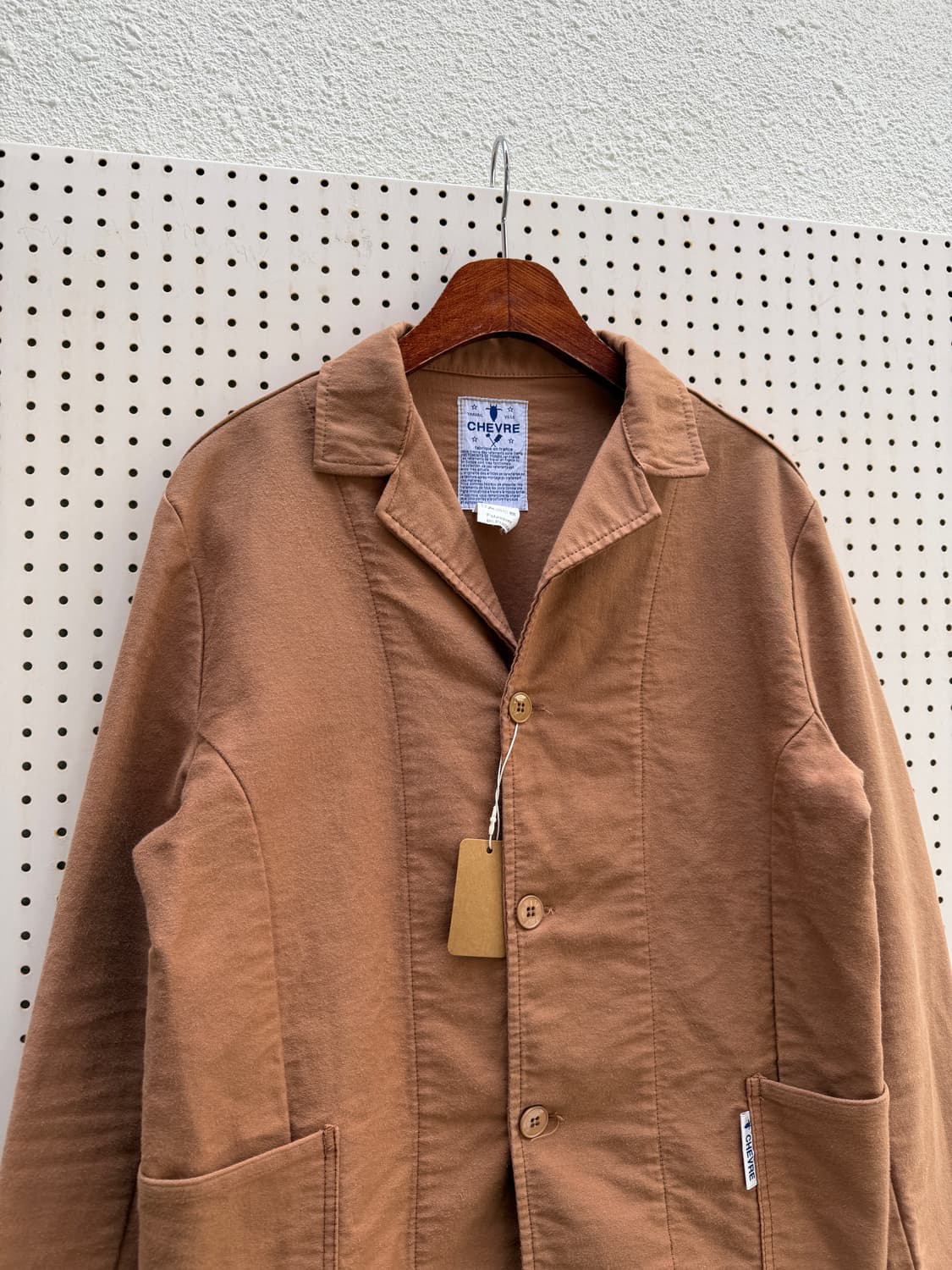 CHEVRE BROWN MOLESKIN 브라운 몰스킨 프렌치 워크자켓 상품이미지3