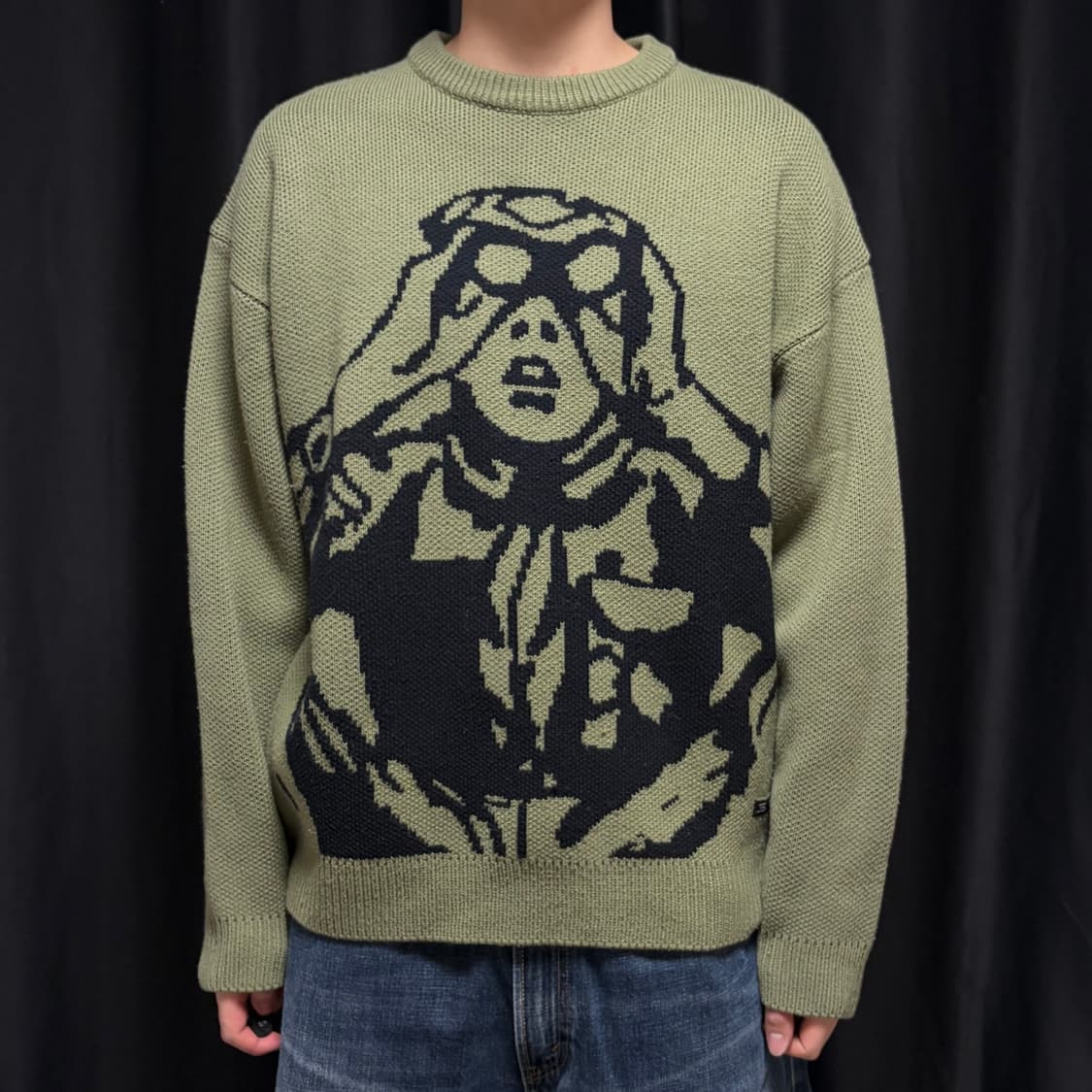 크리틱 SCOUTS BOY 니트 Khaki  L 사이즈 상품이미지4