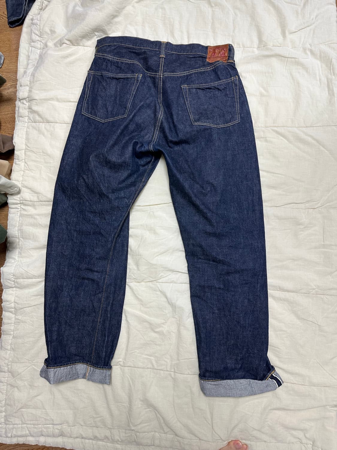 풀카운트 0105 W wide denim 36 사이즈 상품이미지3