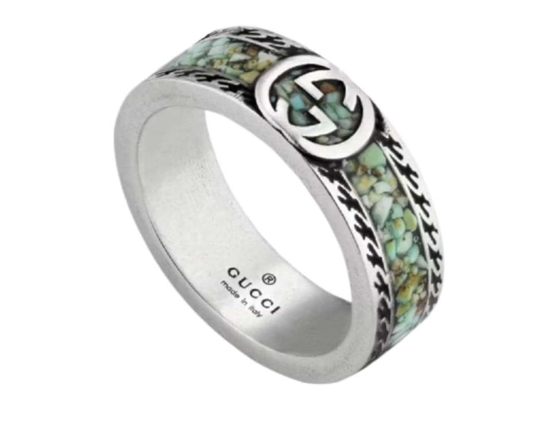 구찌 인터로킹 G실버 반지 상품이미지5