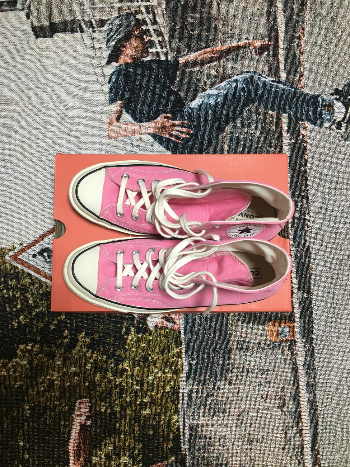 척 70 빈티지 캔버스 핑크 172678C 상품이미지2