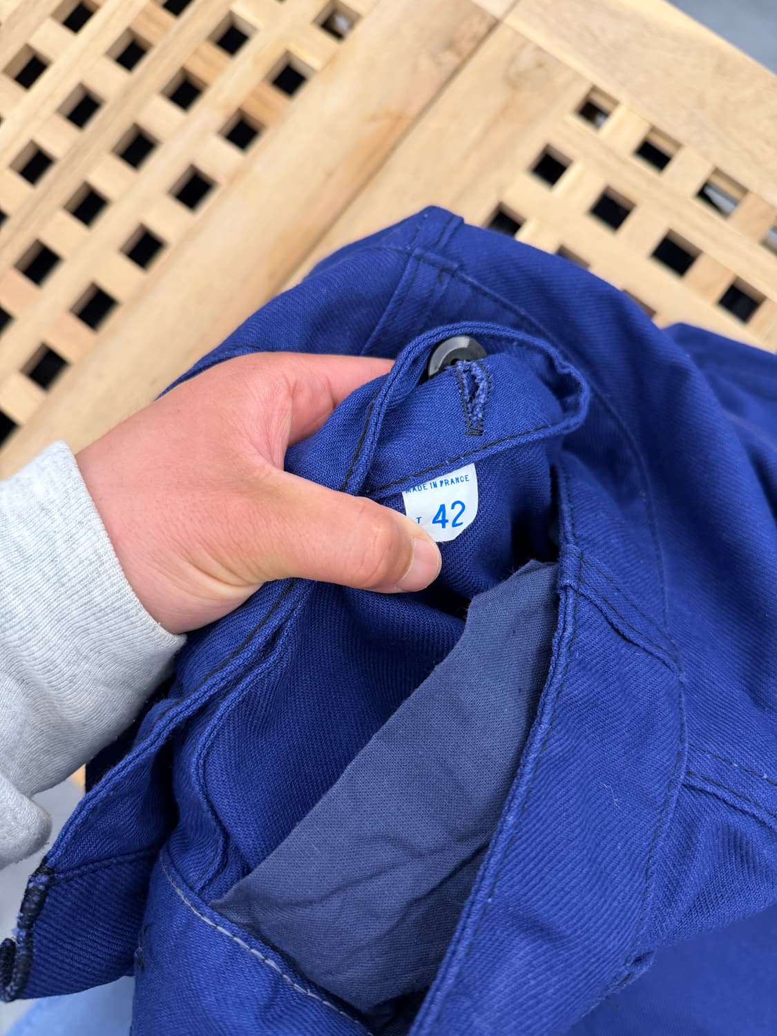 OLD VINTAGE WASHED NAVY FRENCH 프렌치워크팬츠 상품이미지8