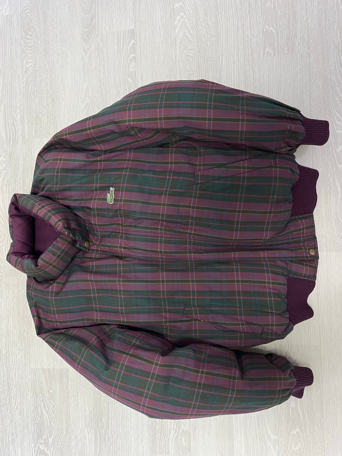 라코스테 빈티지 양면패딩 L 상품이미지8