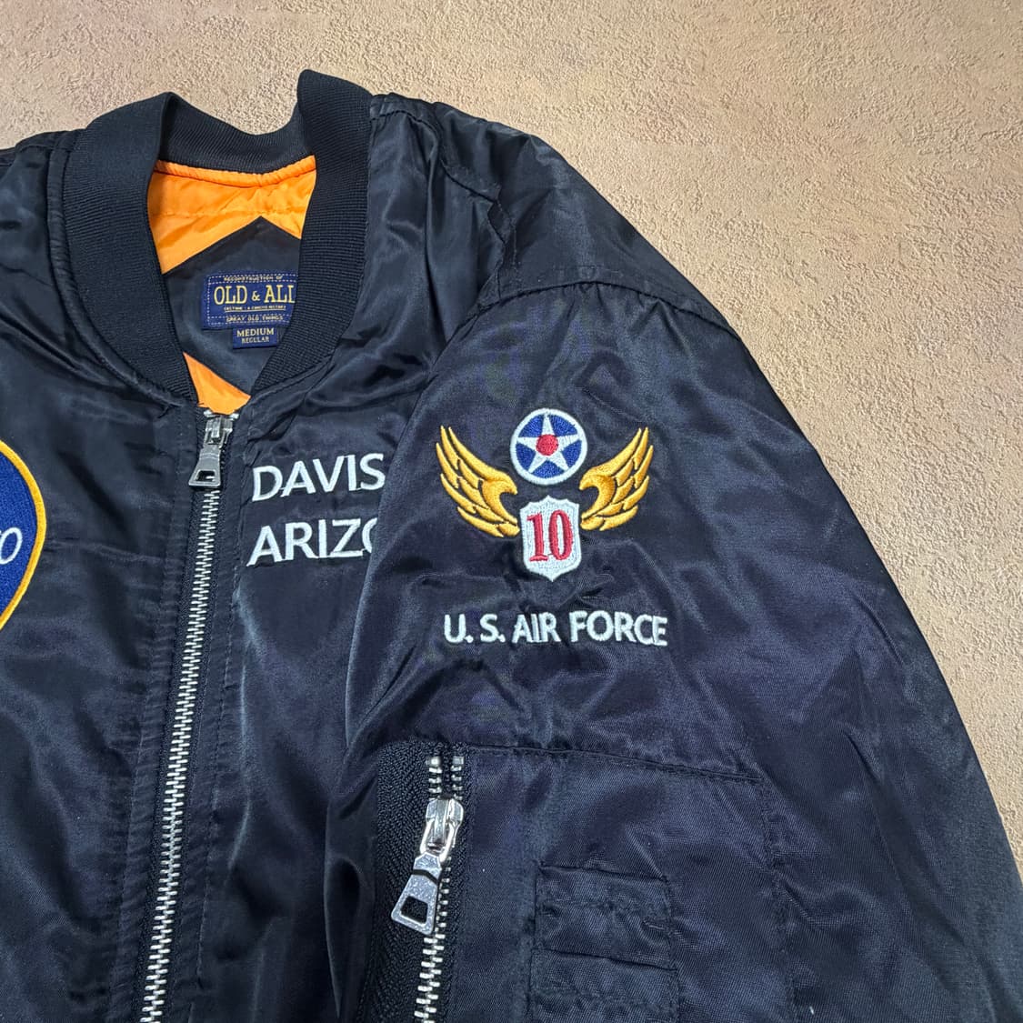 올드&올 용자수 MA-1 점퍼 상품이미지4