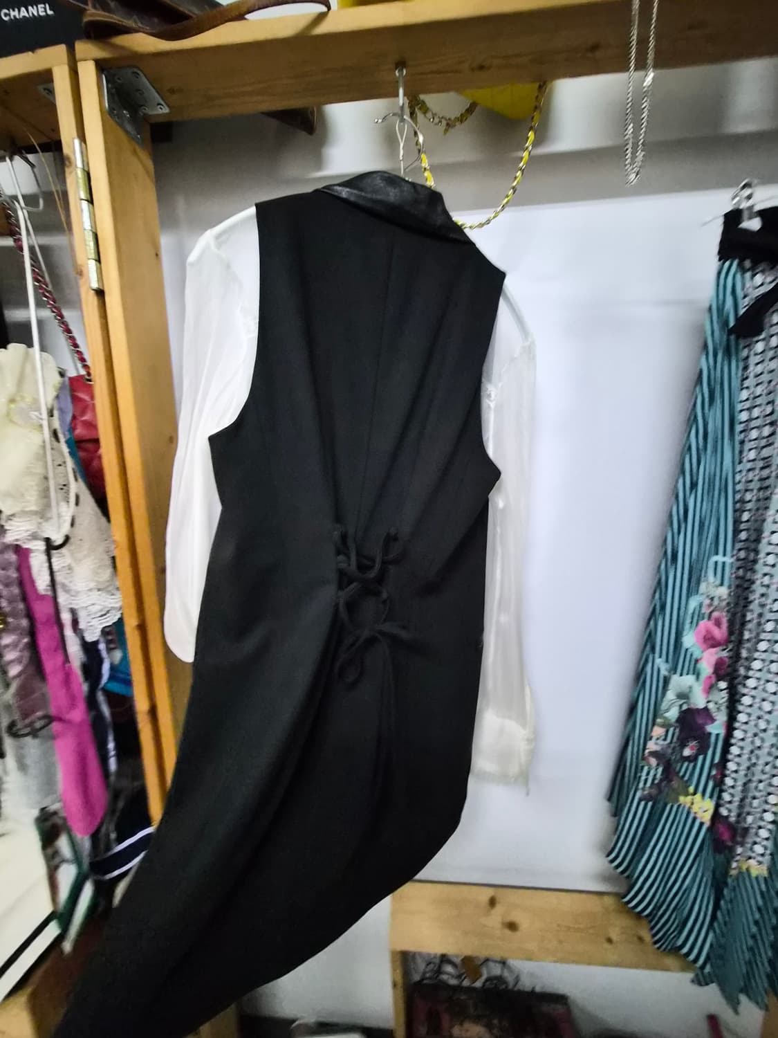 ANNARITA N 이탈리아 디자이너 롱 베스트 (40) 상품이미지2