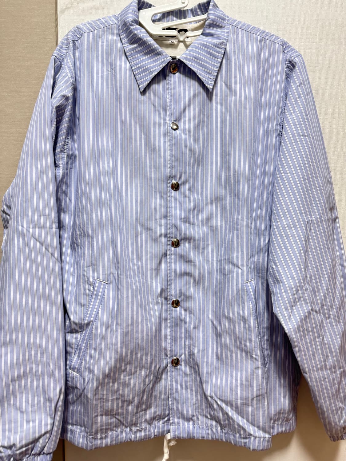 CDG 스트라이프 코치 자켓 M 상품이미지1