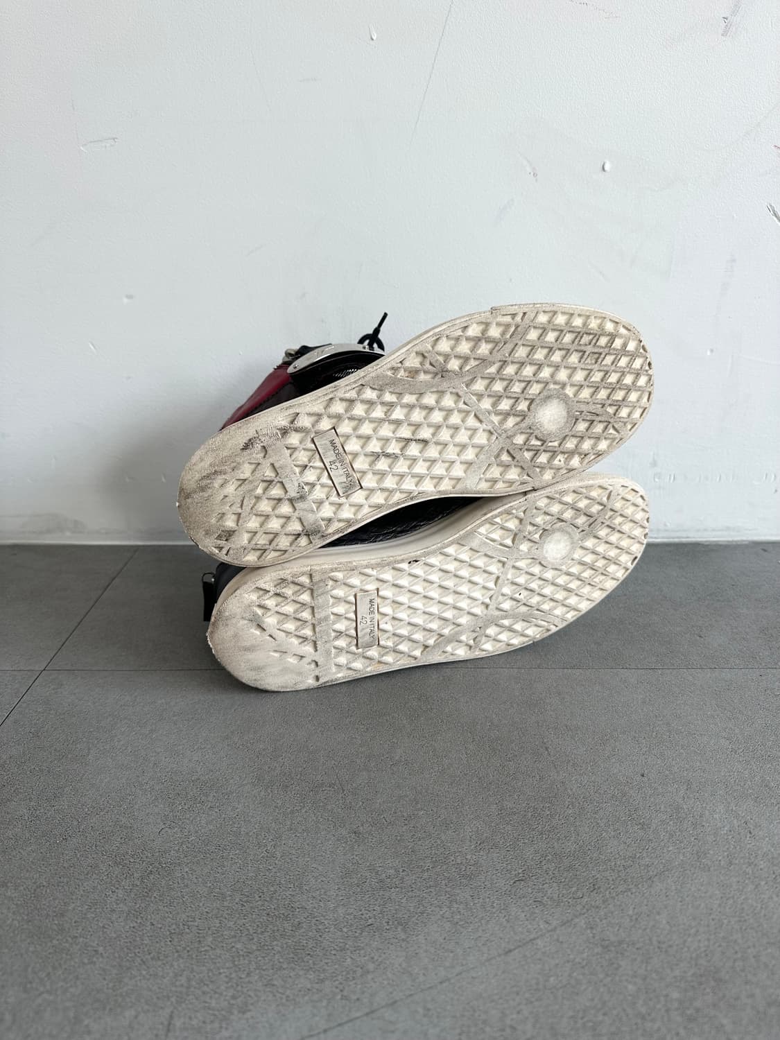 쥬세페자노티 멀티컬러 메탈 버클 하이탑 상품이미지6