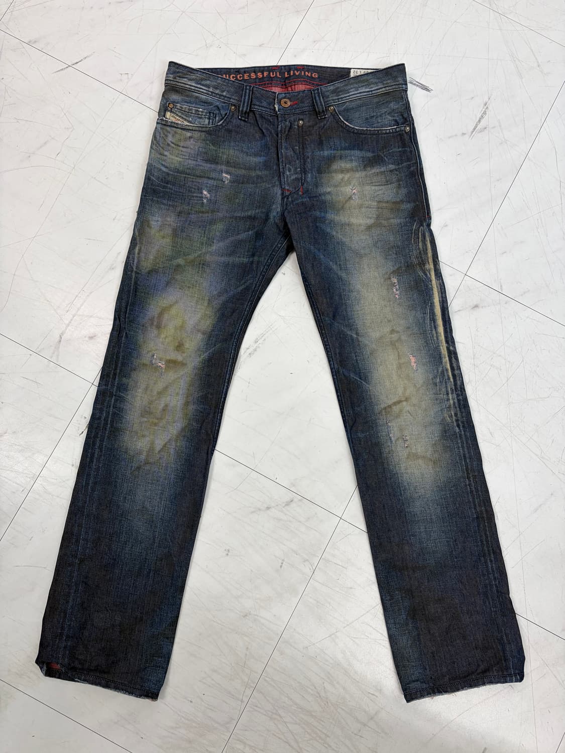 a604) 30 디젤Diesel 더티 워싱 데님/청바지 상품이미지7