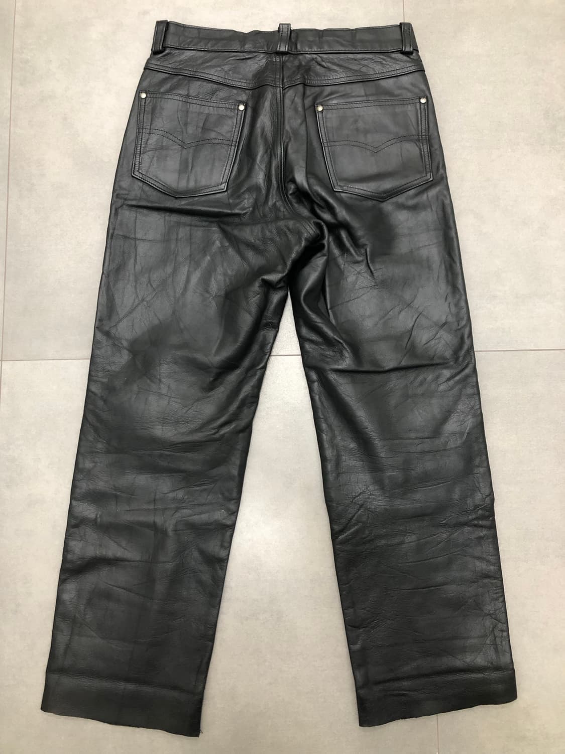 schott 쇼트 미국 usa 레더 팬츠 가죽 바지 32 상품이미지5