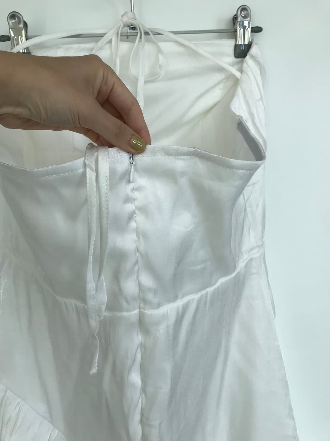 빈티지 새틴 미니 드레스 상품이미지7
