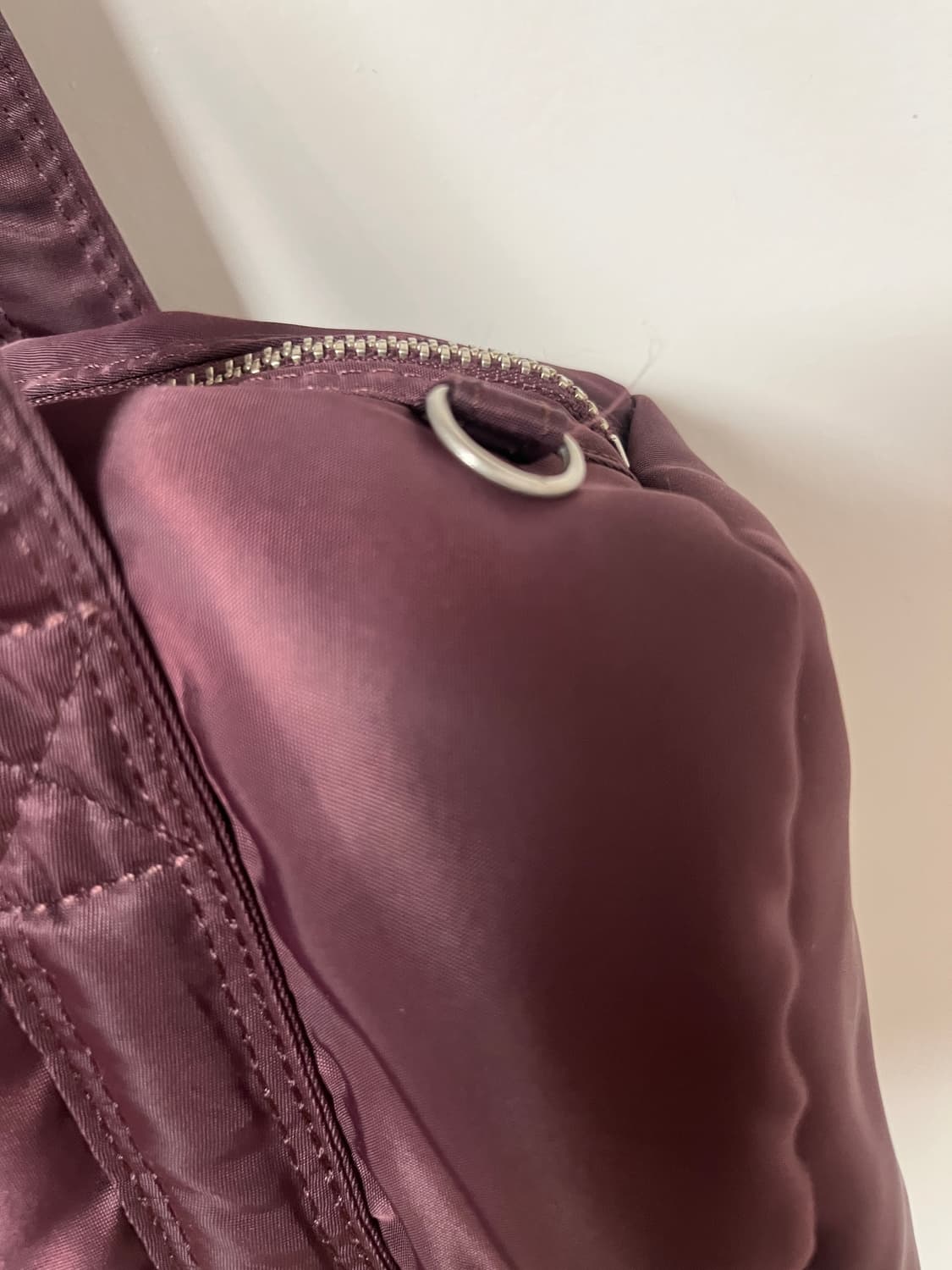 에프에이디 새틴 라운드 백 버건디 상품이미지4