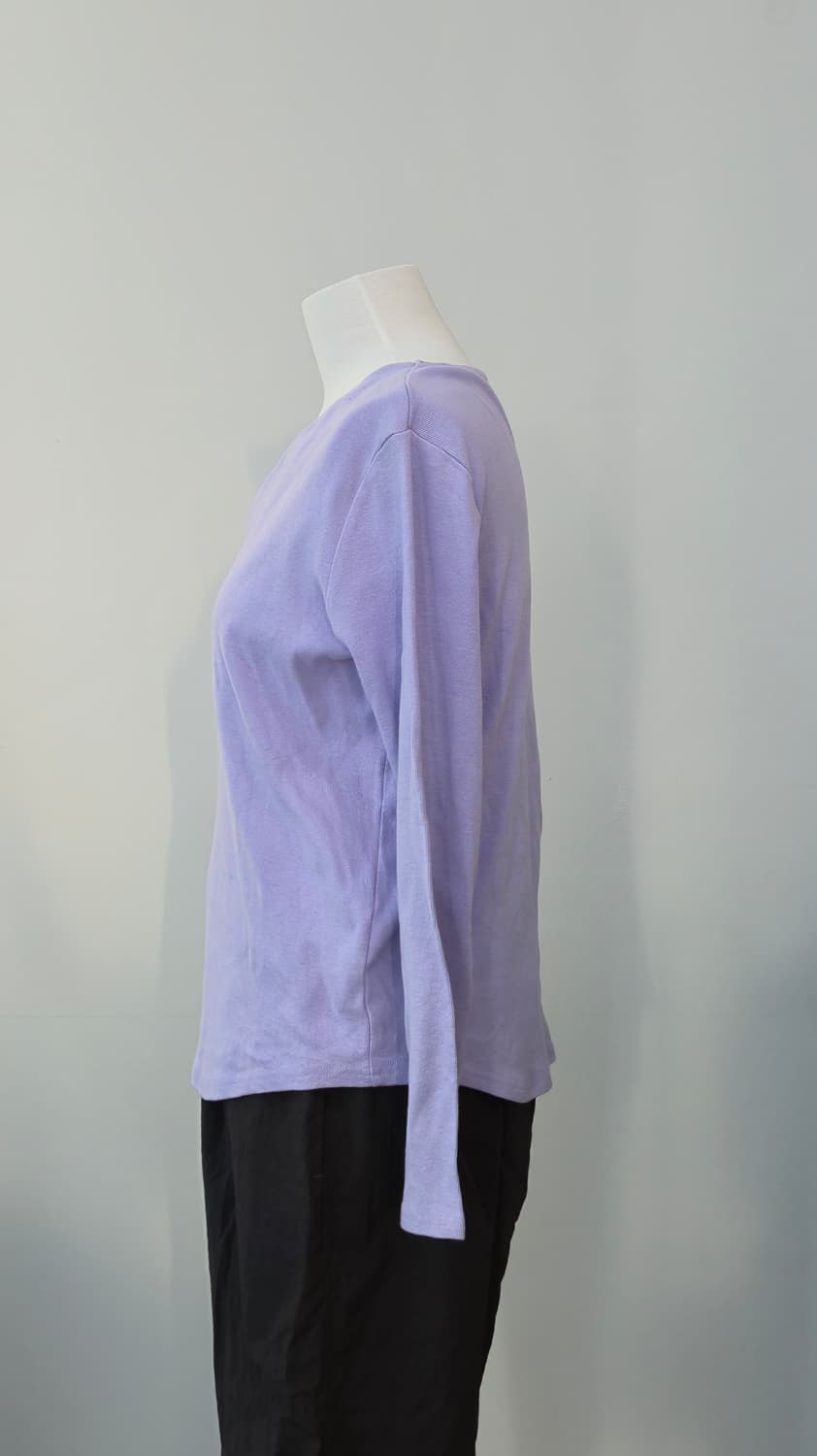 연보라 긴팔 티셔츠 상품이미지2