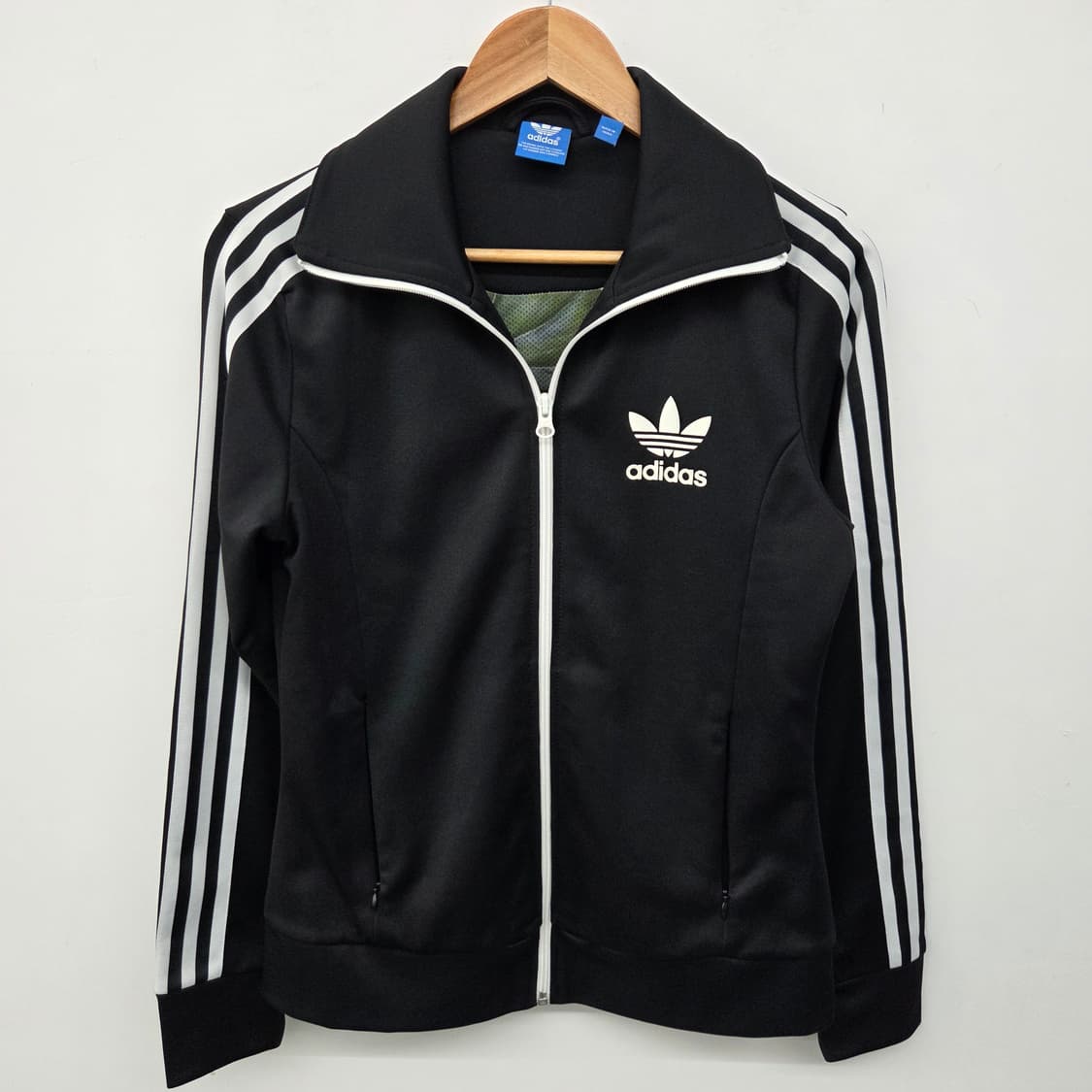아디다스 져지 삼선 트랙 자켓 블랙 여s 상품이미지2