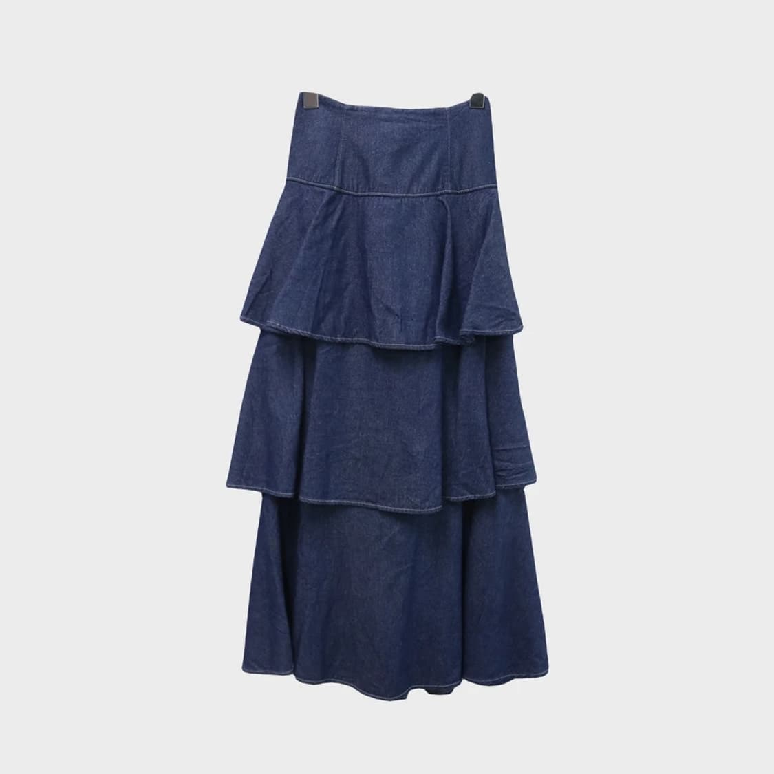 MAJESTIC LEGON 데님 캉캉 롱 스커트 62380 상품이미지2