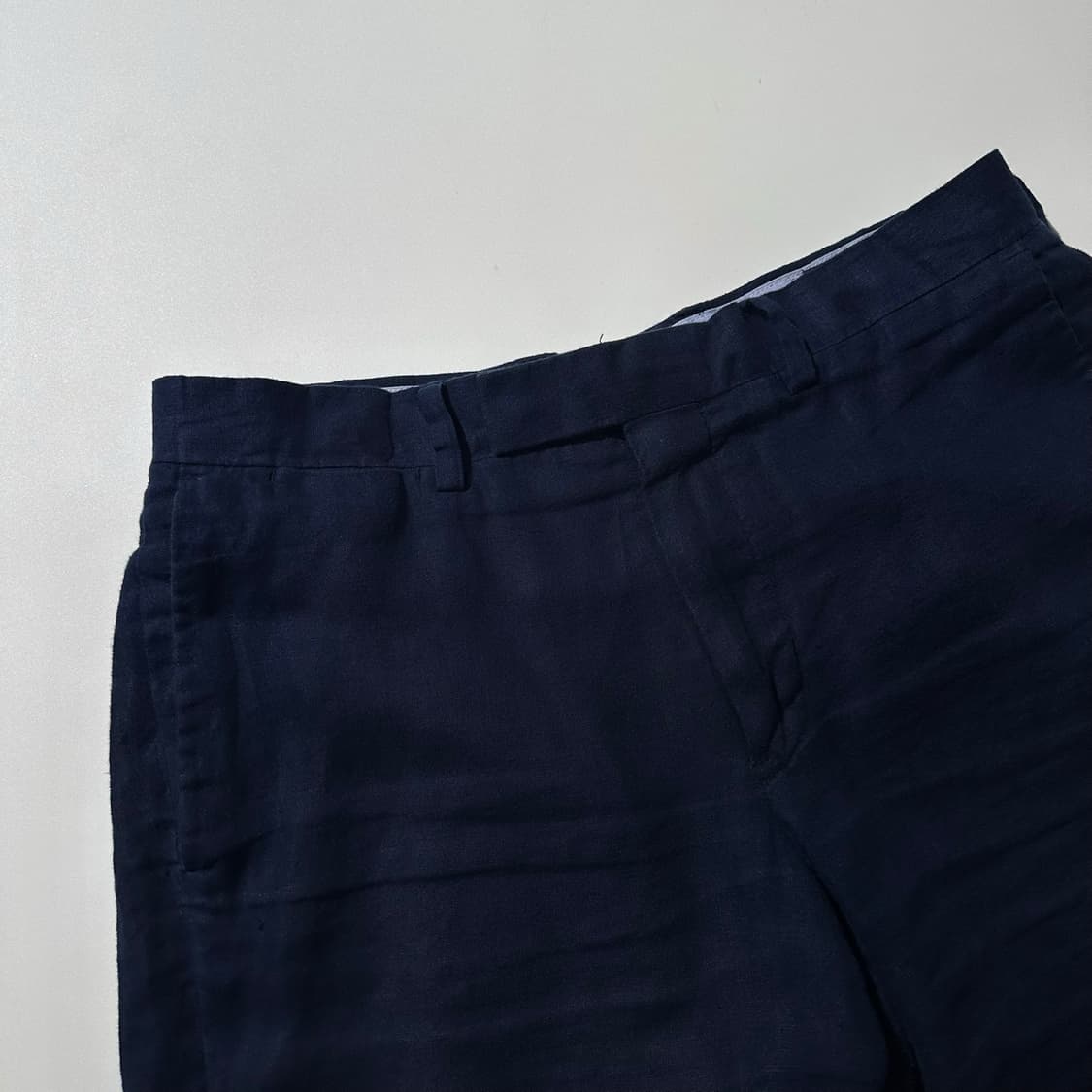 폴로 랄프로렌 린넨 하프팬츠 반바지 네이비 상품이미지3