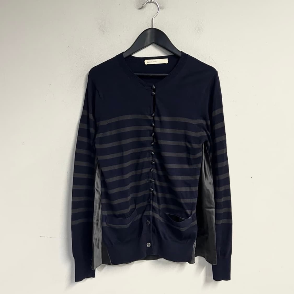 SACAI LUCK stripe cardigan navy 상품이미지1