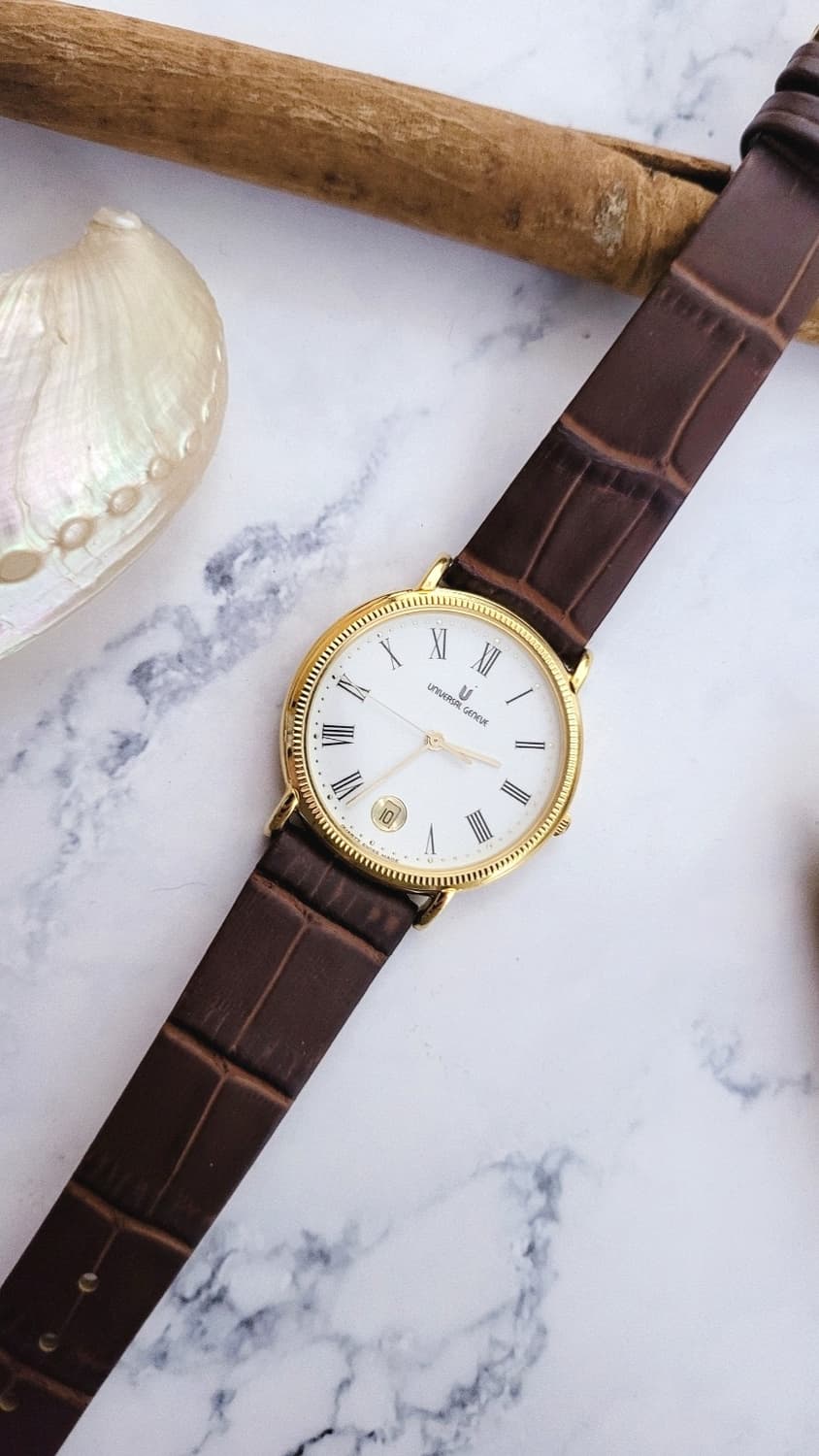 [특가상품]정품 유니버셜 제네브 코인 엣지 남여공용 쿼츠시계 상품이미지5