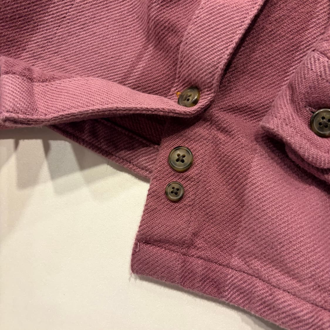 [M] 24s 칼하트 코튼 핑크 체크 셔츠 D394 상품이미지7