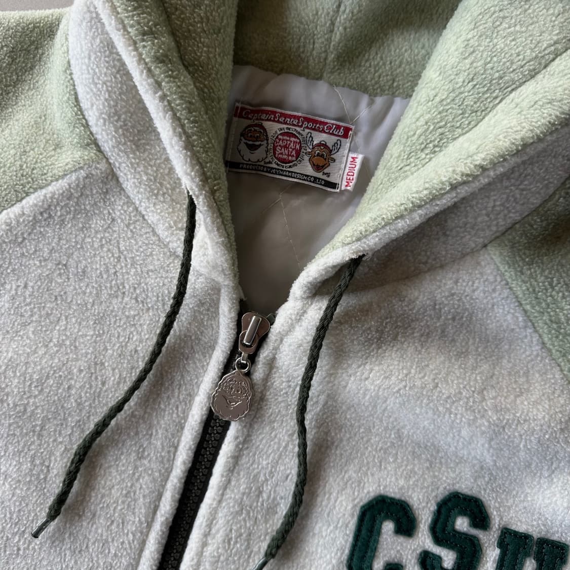 [M]캡틴산타 플리스 누빔 후드 자켓 상품이미지8