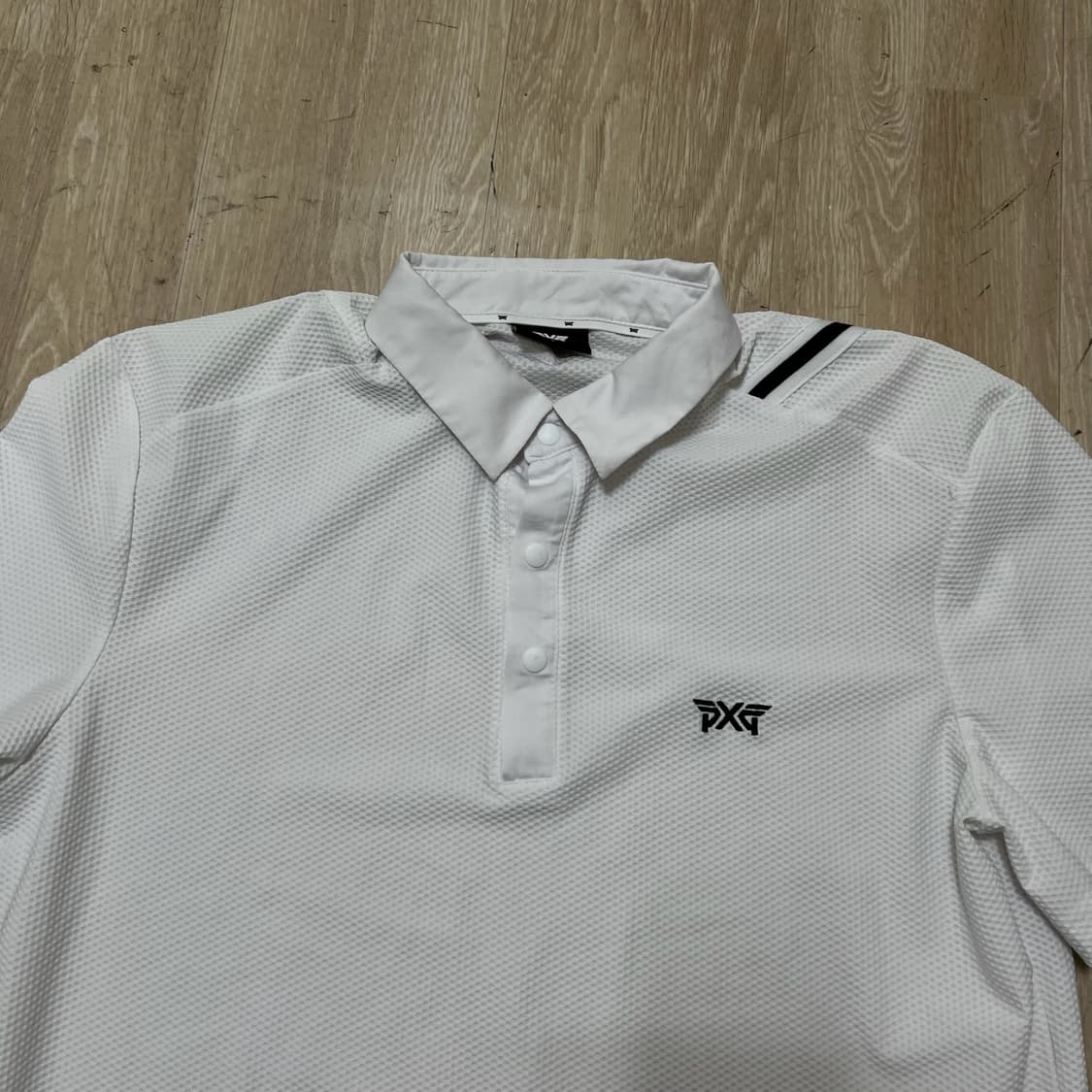 PXG 남성 골프웨어 화이트 반팔 카라티 L/100 상품이미지2