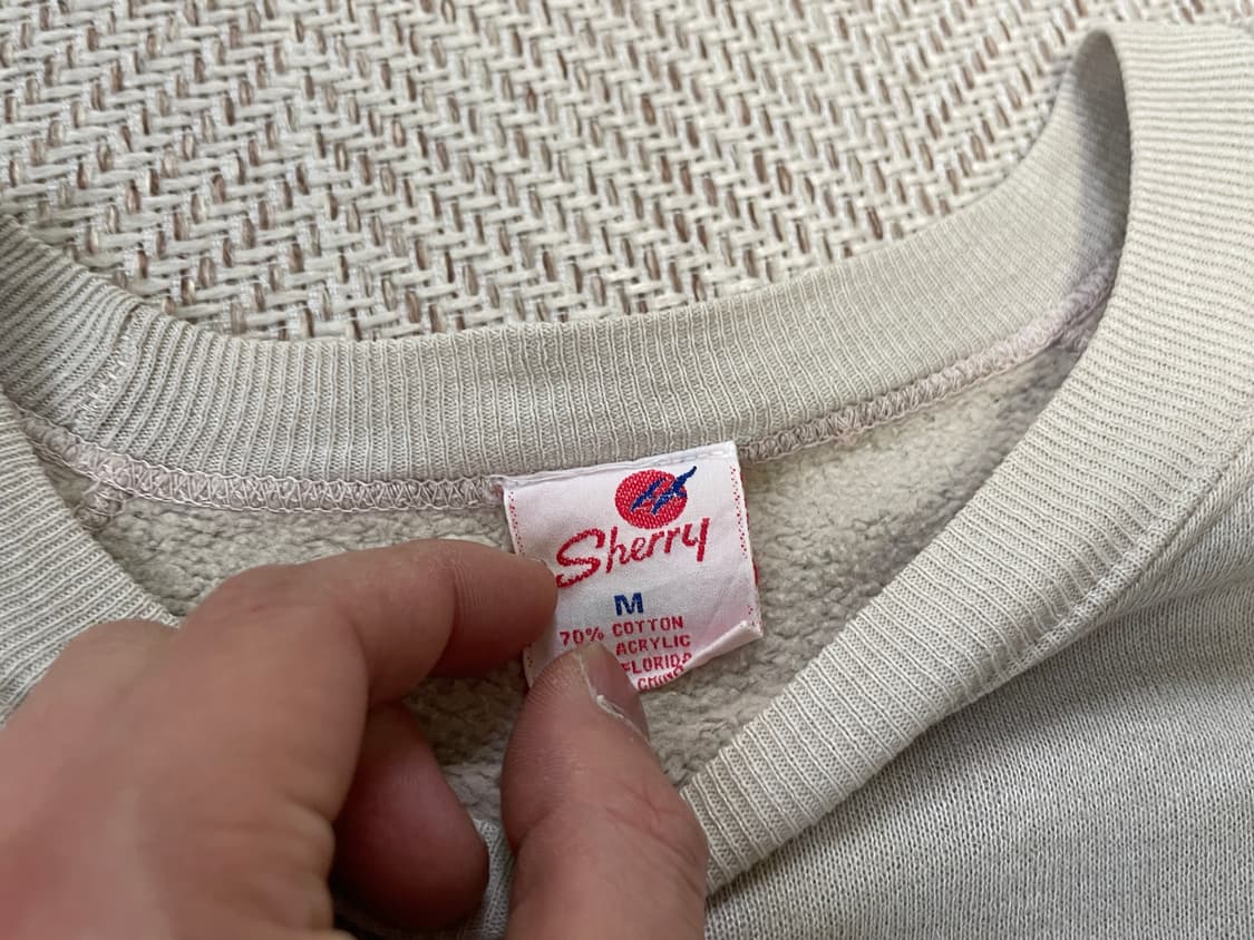 8~90s sherry 미키마우스 플로리다 스웻셔츠 J03506 상품이미지4