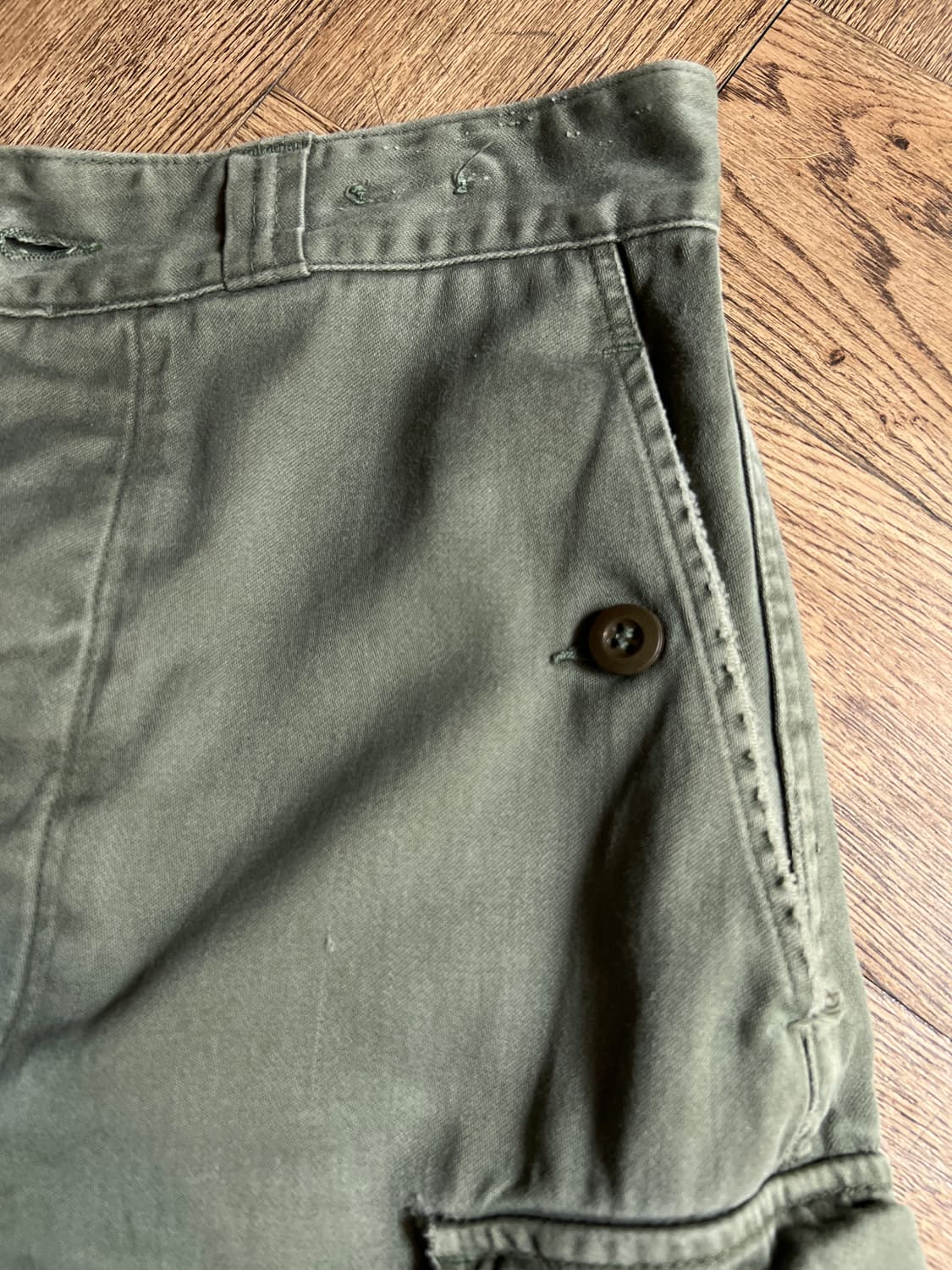 [30]70's 프랑스군 밀리터리 필드 카고팬츠 상품이미지4