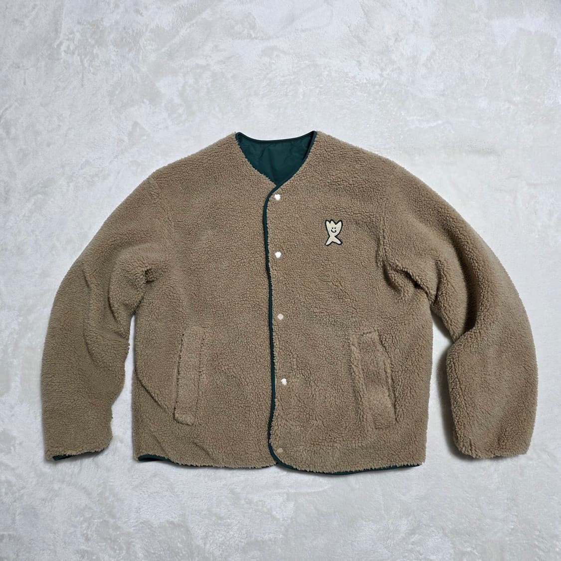 (S)와키윌리 공용 퀼팅 플리스 리버시블 점퍼  상품이미지1