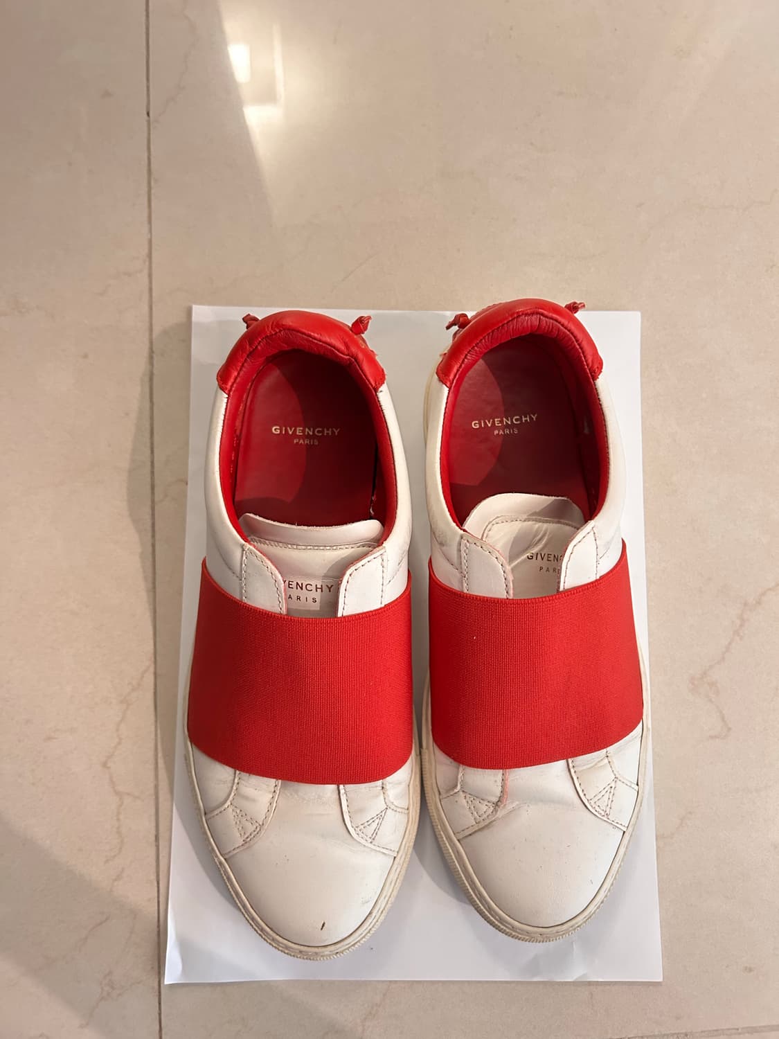 지방시 레더 밴딩 스니커즈 운동화 상품이미지6