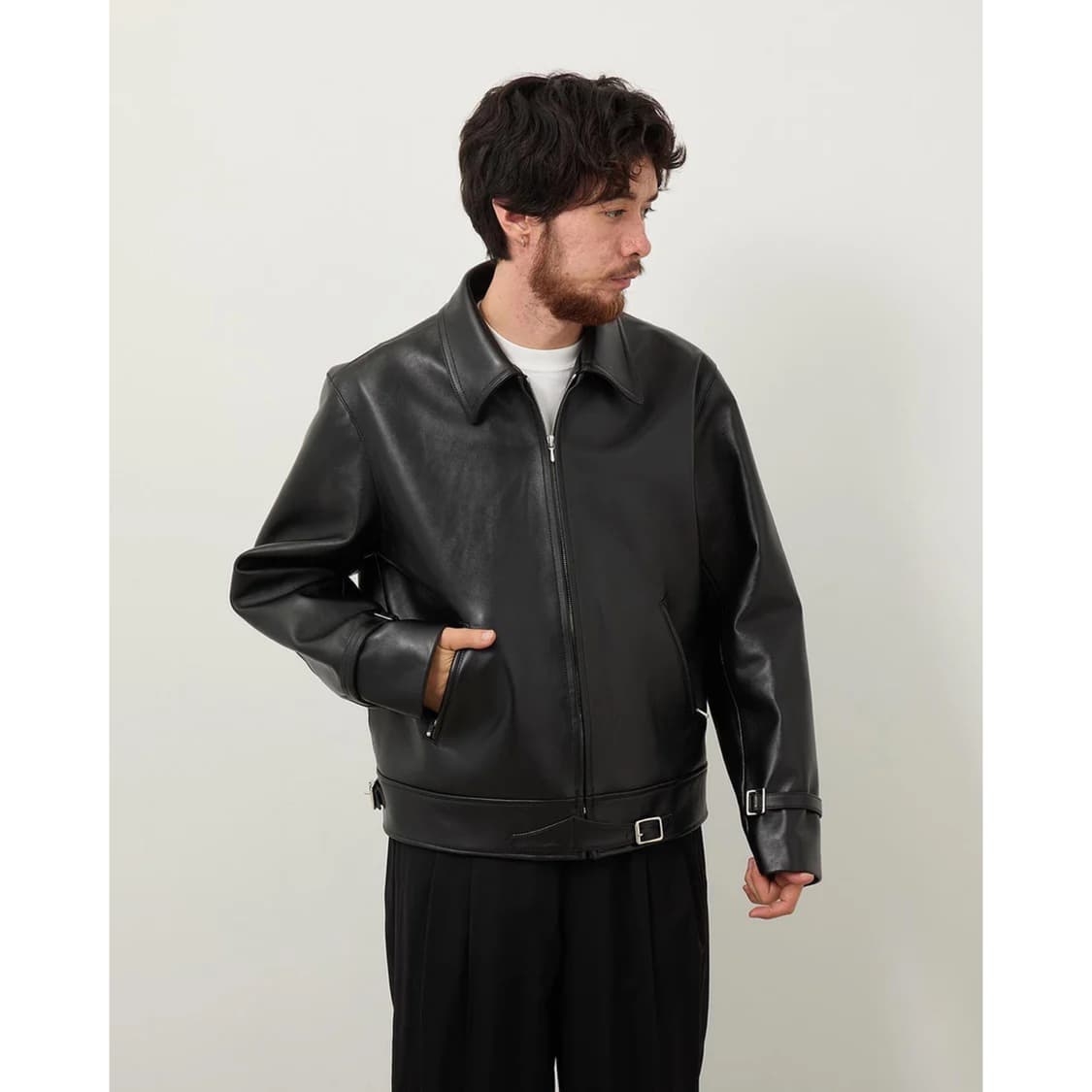 26ss Leather French Riders Jacket 상품이미지9