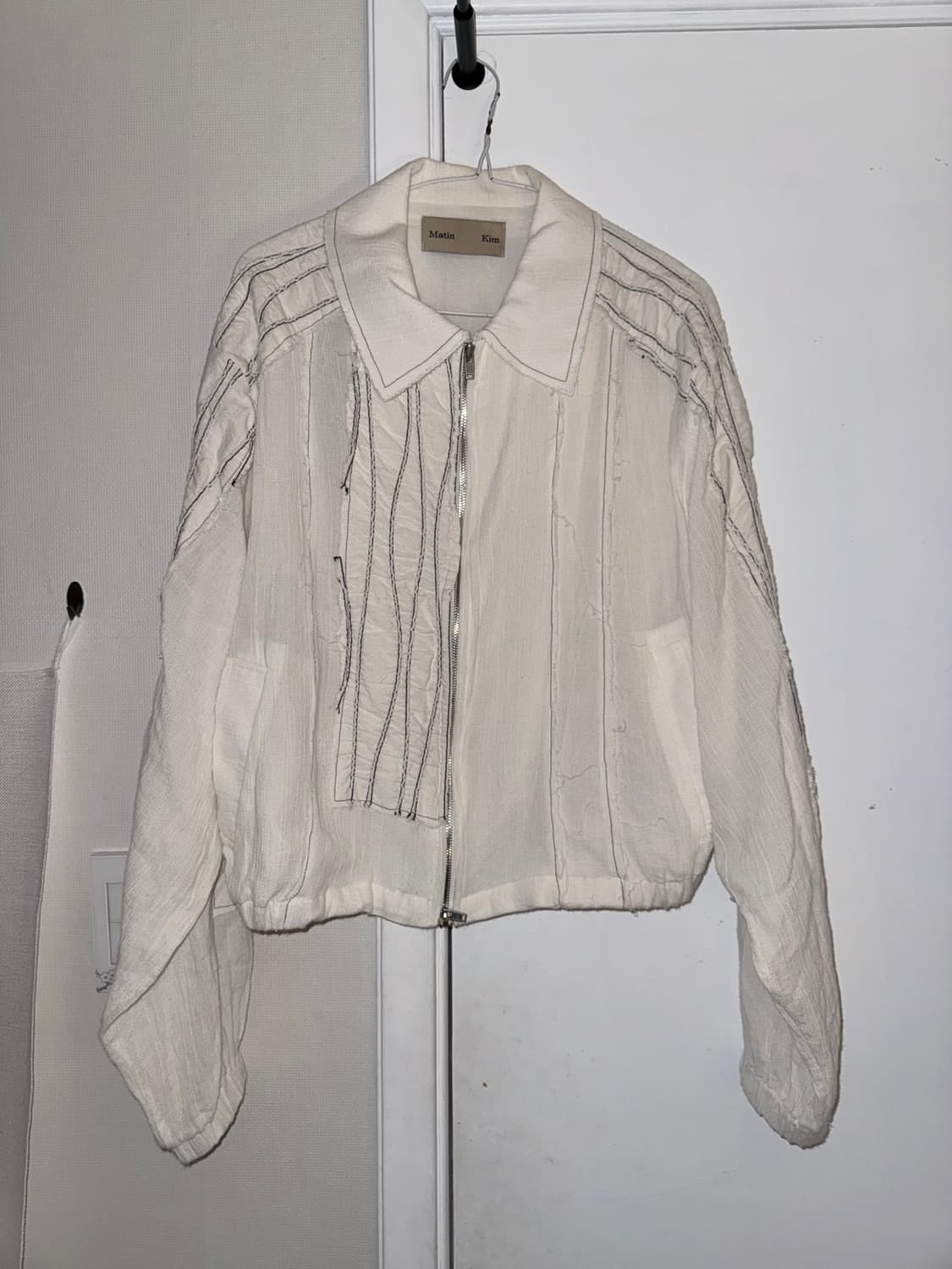 마땡킴 린넨 봄버 자켓 상품이미지2