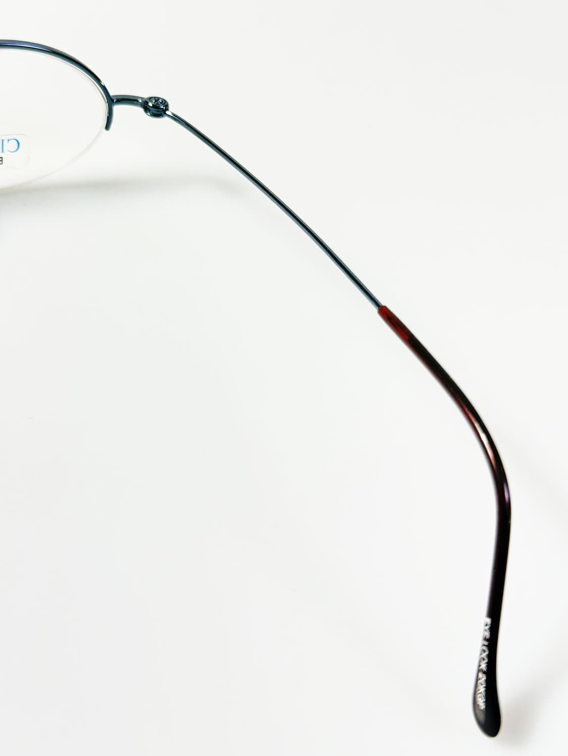 CLEMONTE 오벌 반무테 메탈 프레임 빈티지 안경 상품이미지7