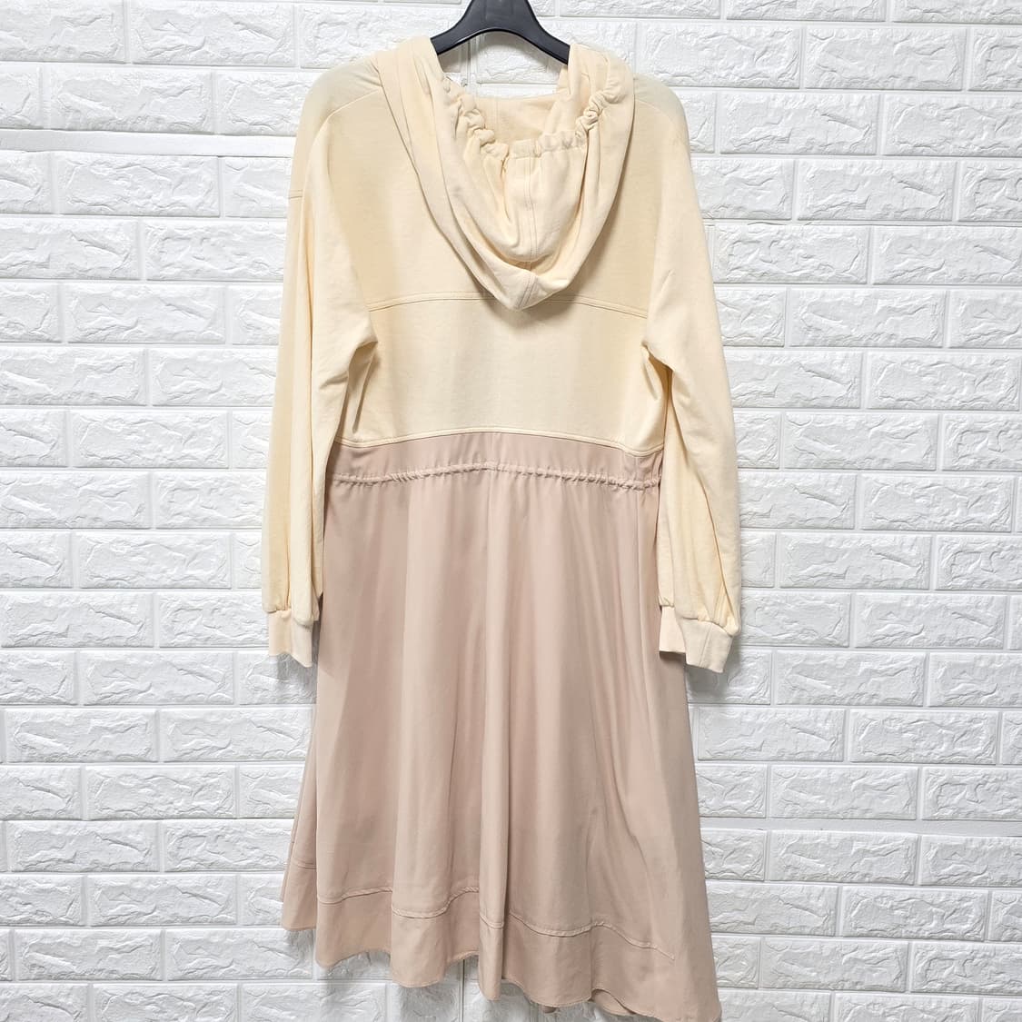 택포// L 20s 한섬 시스템 후드 롱 원피스 상품이미지4