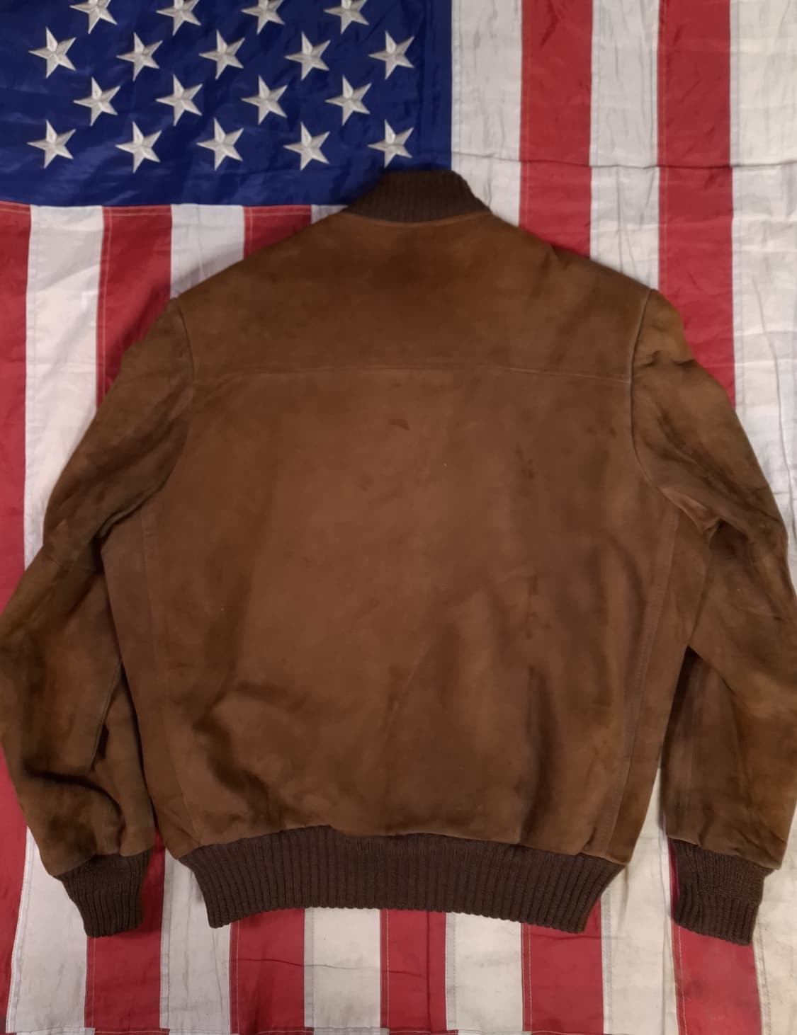 오리지날 80's 미국제조 리얼스웨이드 봄버 자켓 상품이미지8