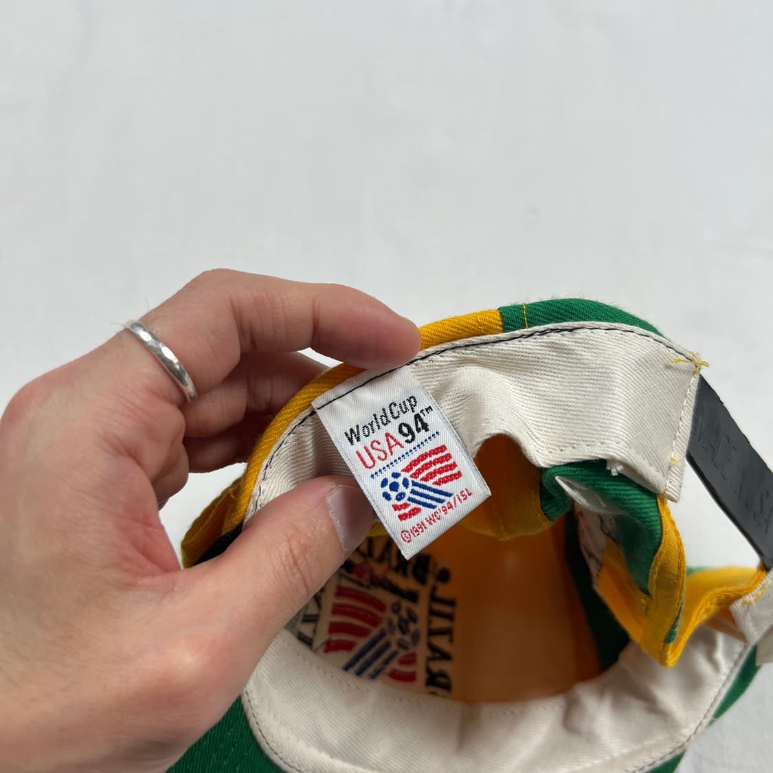 90‘s 91년도 usa 94 월드컵 브라질 캡 모자 상품이미지8