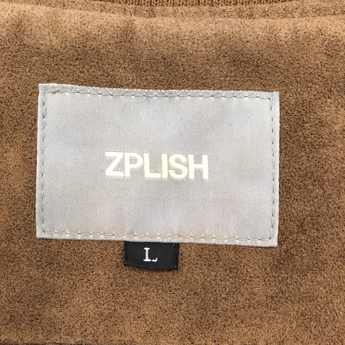 ZPLISH 지플리시 스웨이드 블루종점퍼 L 상품이미지5