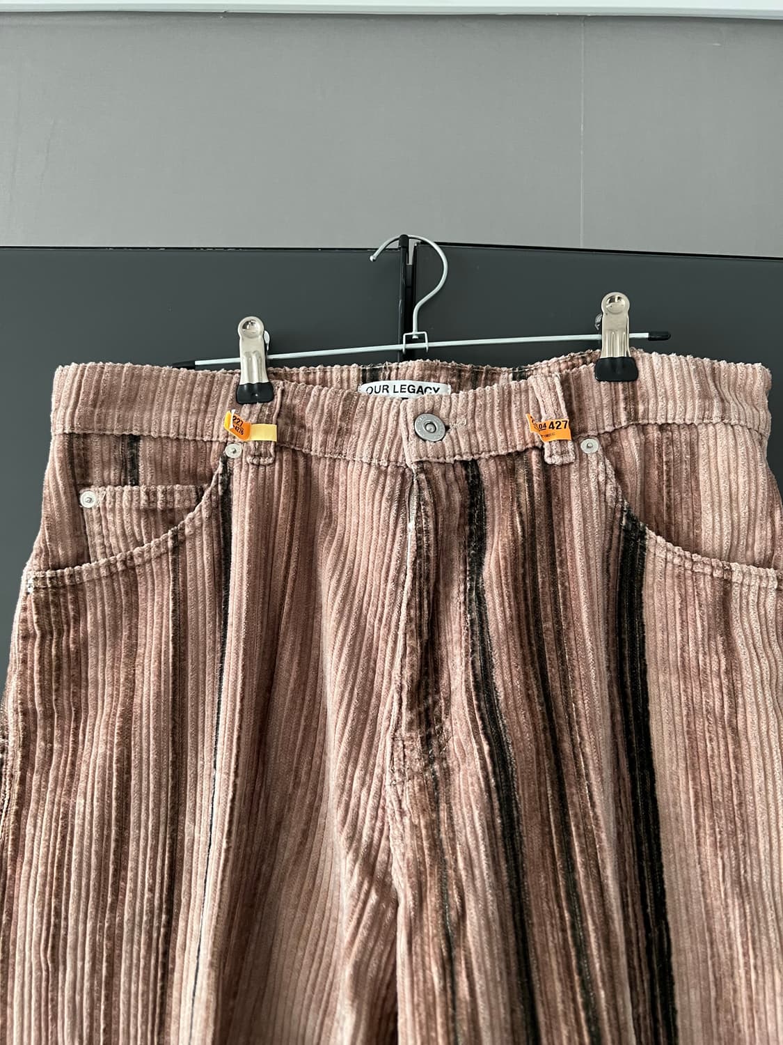 아워레가시 바스트컷 코듀로이 팬츠 상품이미지3