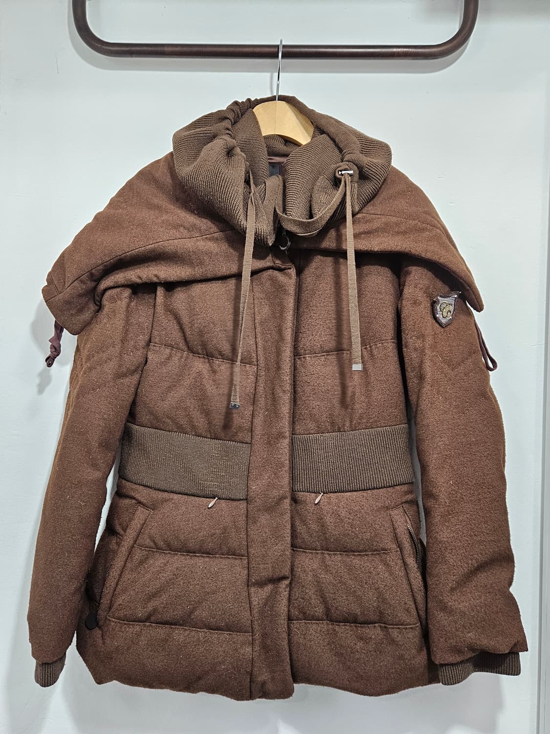 타임(TIME) 다운패딩 코트 브라운 상품이미지3