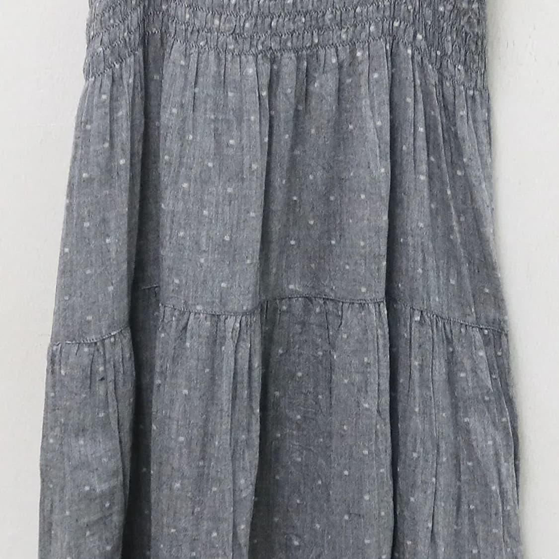 스모크 밴딩 끈 원피스 66057 상품이미지7