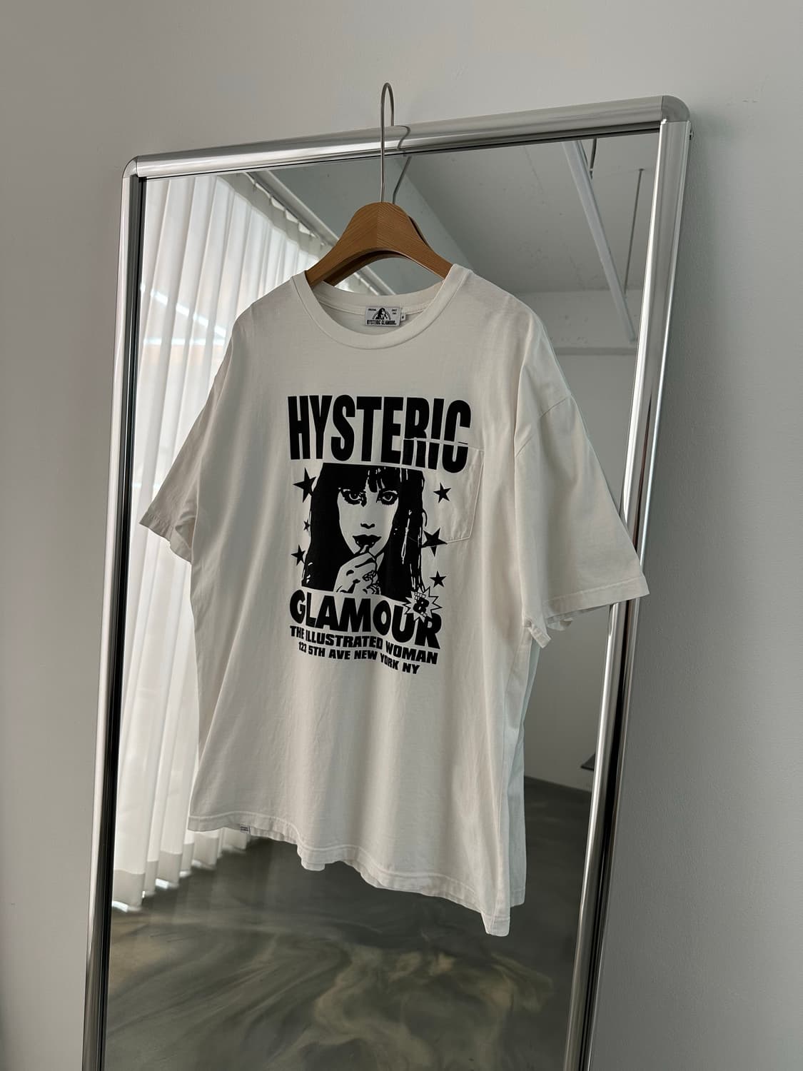 Hysteric Glamour 히스테릭 글래머 우먼 포켓 그래픽 코튼 T 상품이미지1