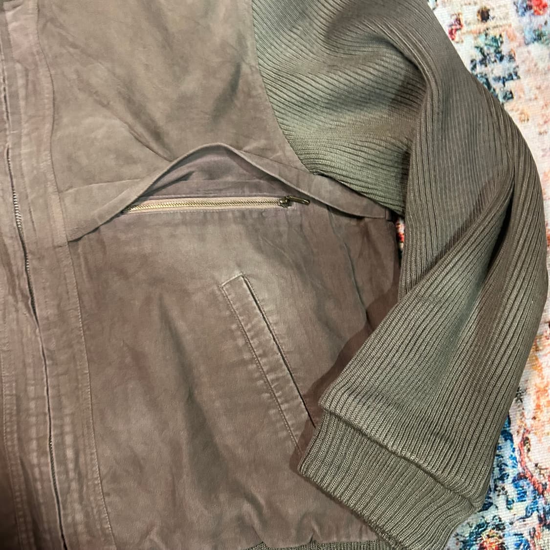 [XL] 일본 빈티지 니트 워크자켓 상품이미지4