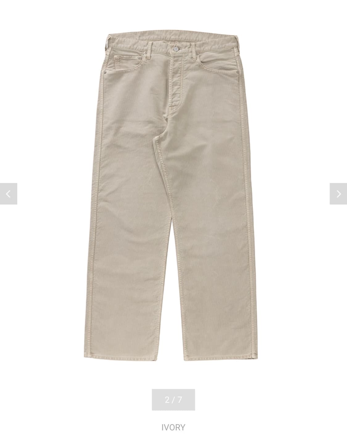 [4] 비즈빔 26ss FLUXUS 01 WIDE G.CORDS 상품이미지1
