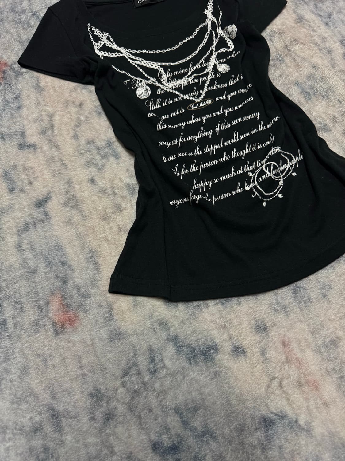 Cecil mcbee necklace printing top 상품이미지5